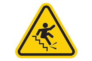 Ilustración de Cómo evitar accidentes en la escalera