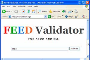 Ilustración de Como validar un RSS