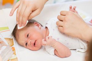 Ilustración de Cómo cuidar la piel del bebé