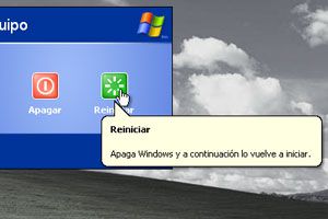 Ilustración de Reinicio rápido de Windows XP