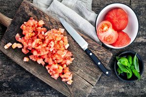 Ilustración de Cómo preparar tomate concassé