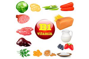 Ilustración de Consumo y Propiedades de la Vitamina B1