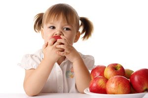 Ilustración de Cómo lograr una buena nutrición en los niños