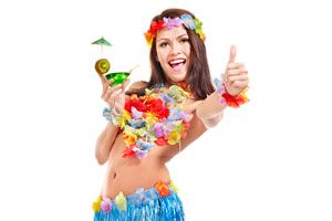 Ilustración de Cómo Planificar una Fiesta Hawaiana