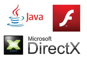 Ilustración de Cómo actualizar Java, Flash y DirectX