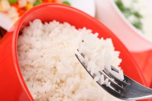 Ilustración de Beneficios de comer arroz