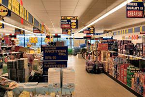 Ilustración de Estrategías de los supermercados para tentar a los consumidores