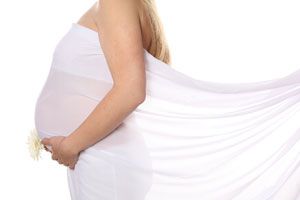 Ilustración de Posiciones y posturas correctas durante el embarazo
