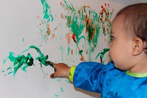 Ilustración de Una excelente idea para que los niños hagan sus propios cuadros